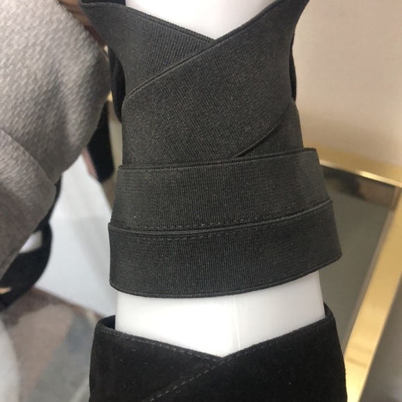 Prada strappy black open toe heeled sandals size 8.5 - Picture 11 of 14